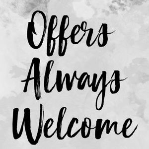 All reasonable offers accepted!